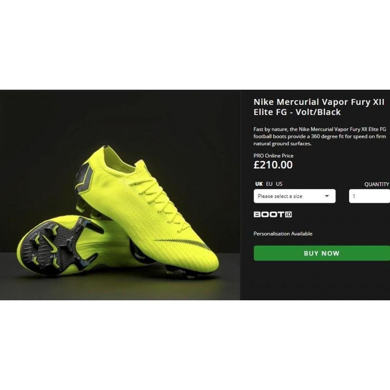 Well Done Nike Mercurial Vapor XII Pro FG Cleats Volt Yellow