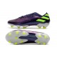 adidas Nemeziz 19.1 FG Soccer Boots - Indigo Green Glory Purple