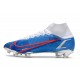 Nike Mercurial Superfly 8 Elite FG Boots Blue White Red