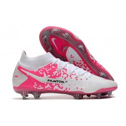 Nike Phantom GT Elite DF FG Soccer Cleats White Pink