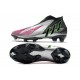 adidas Predator Edge + FG Firm Ground Soccer Cleat Silver Black Solar Pink