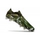 adidas Low Cut Predator Edge.1 FG Swarovski - Focus Olive Silver Metallic Magic Lime