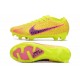 New Nike Zoom Mercurial Vapor 15 Elite FG Yellow Pink