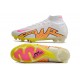 Nike Zoom Mercurial Superfly 9 Elite FG White Yellow Pink