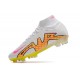 Nike Zoom Mercurial Superfly 9 Elite FG White Yellow Pink