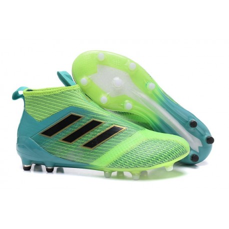 Adidas Ace 17 Purecontrol Fg Mens Football Boots Green Black