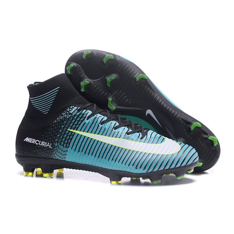 blue and yellow youth football cleats