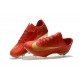 Nike Mercurial Vapor XI CR7 FG 2017 Firm Ground Boots Red Gold