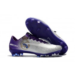 Nike Mercurial Vapor 11 FG ACC New Football Shoes White Purple