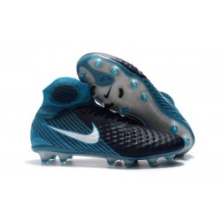 Nike Magista Obra 2 FG Firm Ground Football Shoes - Black Blue