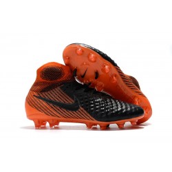 Nike Magista Obra 2 FG Firm Ground Football Shoes - Black Orange