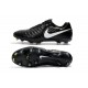 Mens Nike Tiempo Legend 7 FG Football Boot Black White