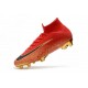 New Nike Mercurial Superfly 6 Elite DF FG Cleat - Red Golden