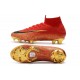 New Nike Mercurial Superfly 6 Elite DF FG Cleat - Red Golden