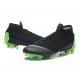 New Nike Mercurial Superfly 6 Elite DF FG Cleat - Black Green