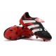 Adidas Predator Accelerator FG Firm Ground Boots - Black Red White