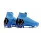 New Nike Mercurial Superfly 6 Elite DF FG Cleat - Blue Black
