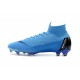 New Nike Mercurial Superfly 6 Elite DF FG Cleat - Blue Black