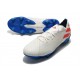 New adidas Nemeziz 19.1 FG Cleat White Blue Red