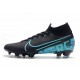 Nike Mercurial Superfly 7 Elite FG Boots Black Blue