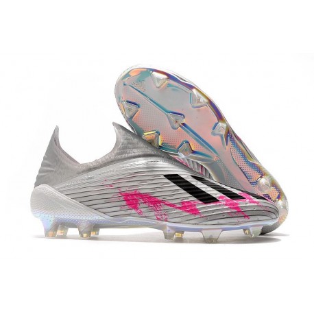 adidas X 19+ FG New Soccer Boots Silver Black Pink